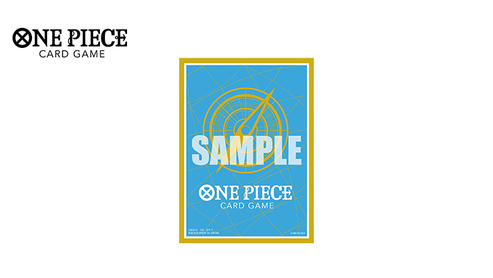 ONE PIECE CARD GAME Limited Card Sleeve -Standard Blue Gold-